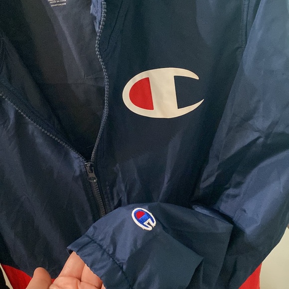 KIDS CHAMPION WINDBREAKER JACKET - Picture 4 of 6